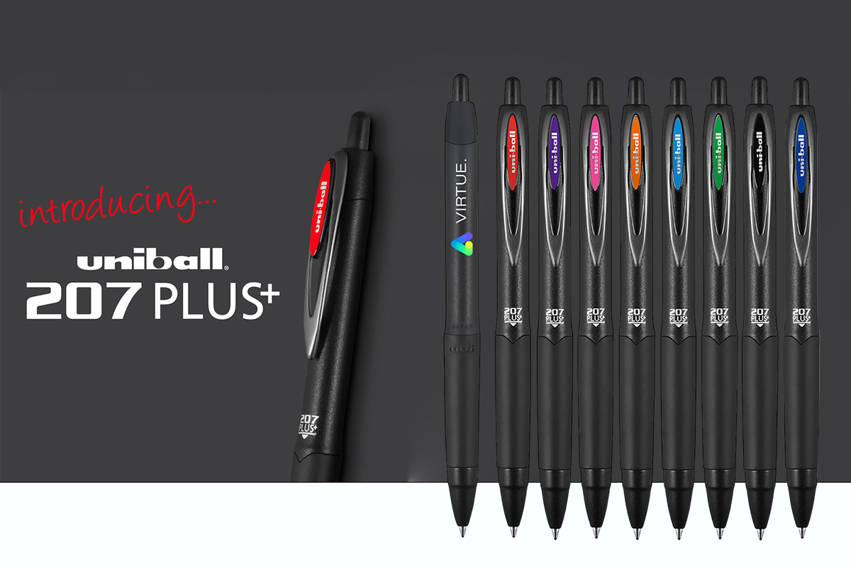 Introducing the Custom Uni-Ball 207 PLUS+ Gel Pen